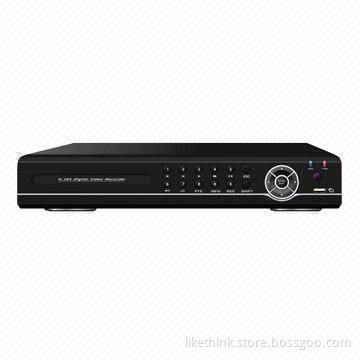 Standalone DVRs with H.264 Main Profile Video Compression, 16CH Video Input and 12V, 4A Power Supply